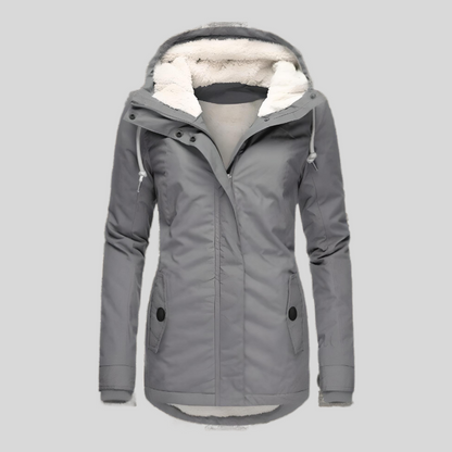 Wasserfeste Winterjacke Grau - Ella