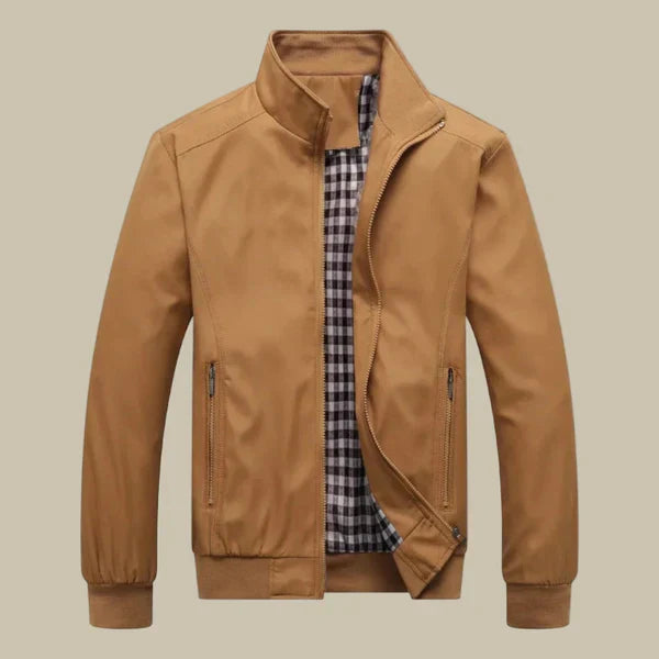 Klassische herren-bomberjacke mit reißverschluss – herren