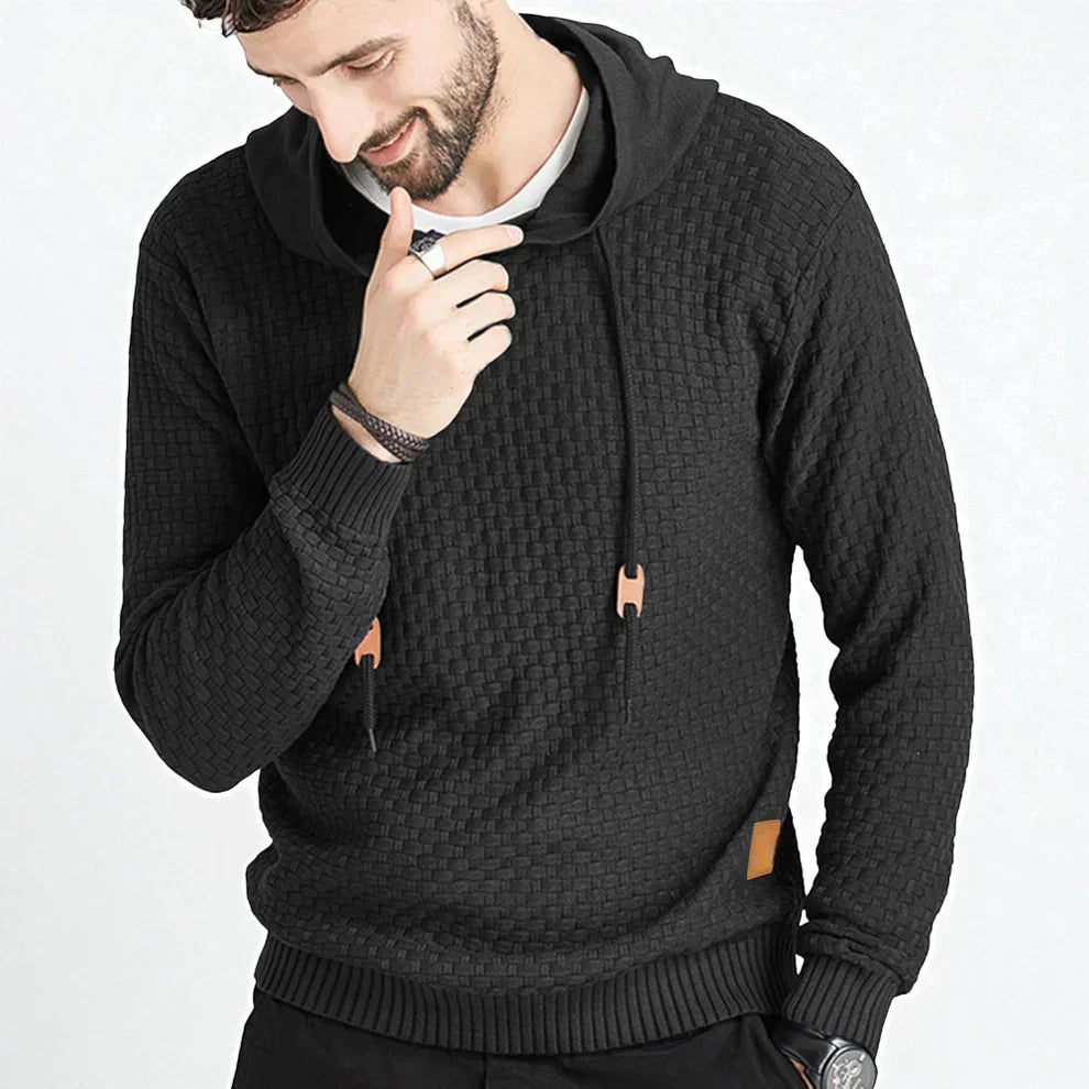 Gemütlicher, lässiger herren-winterpullover aus strick – herren