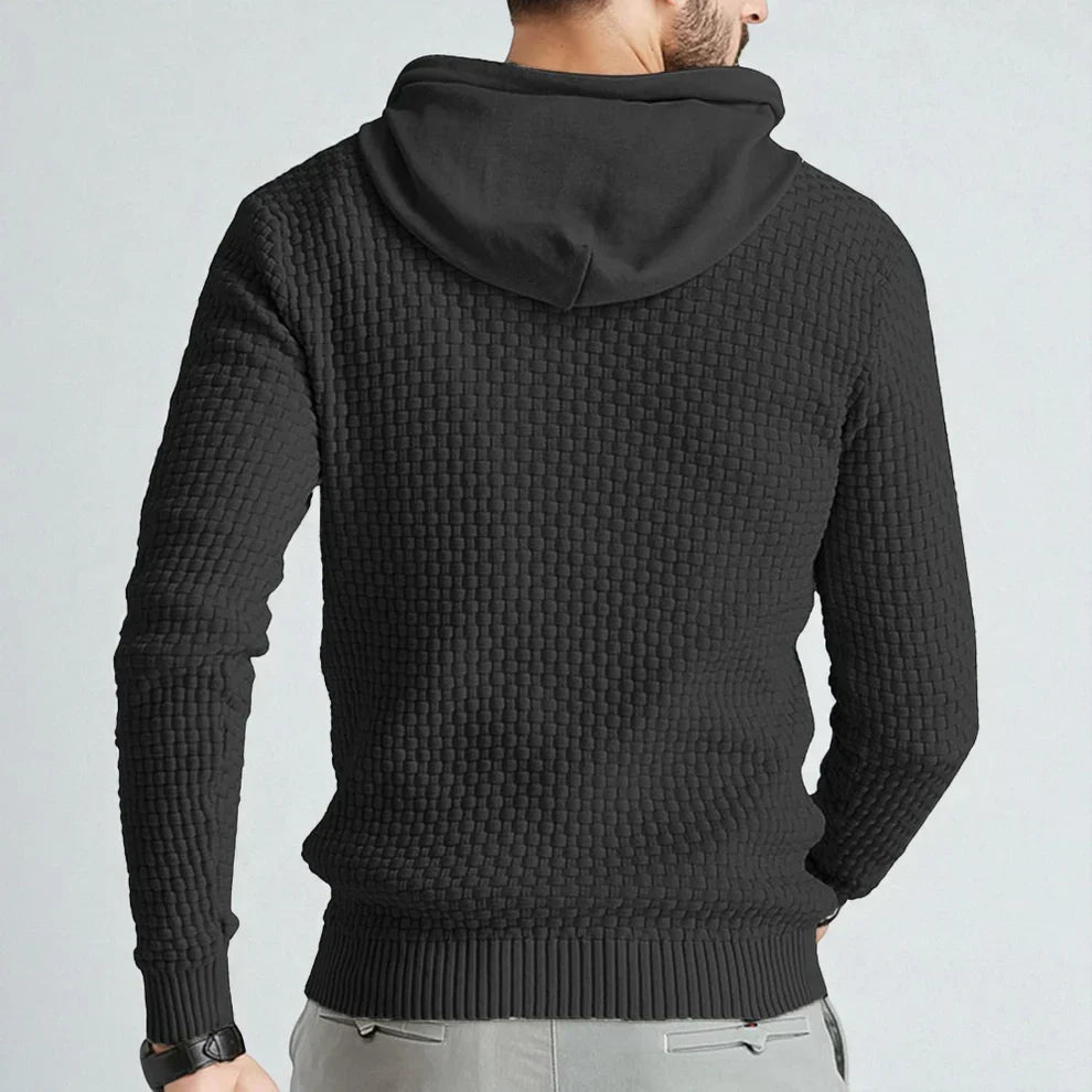 Gemütlicher, lässiger herren-winterpullover aus strick – herren