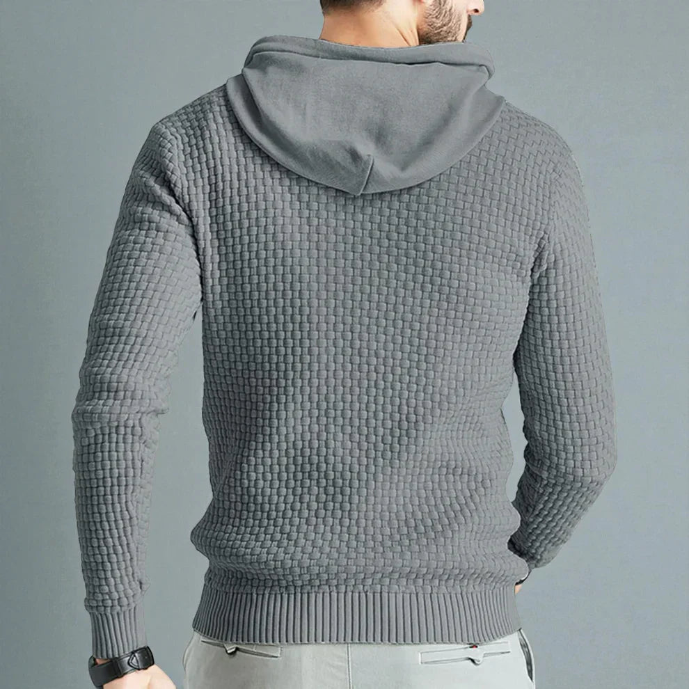 Gemütlicher, lässiger herren-winterpullover aus strick – herren