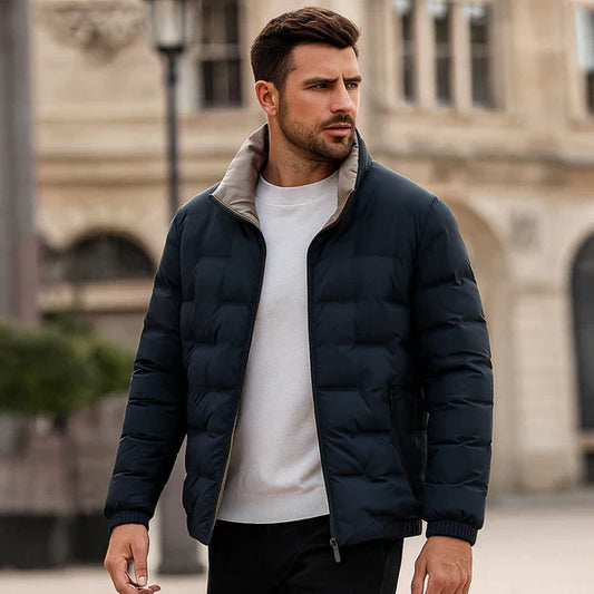 Leichte und wasserdichte winterdaunenjacke für herren – herren