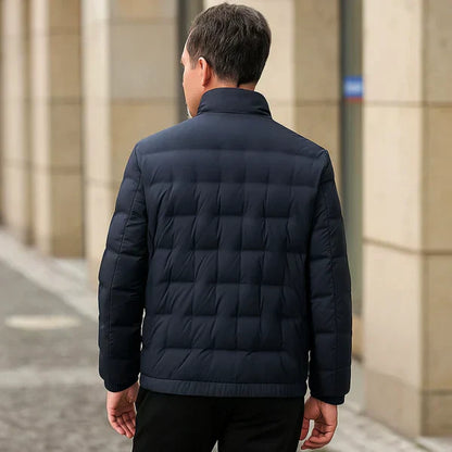 Leichte und wasserdichte winterdaunenjacke für herren – herren