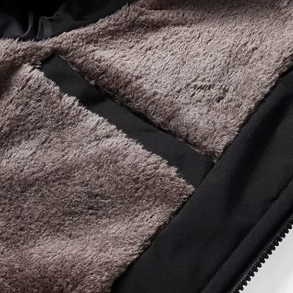 Ultradicke, fleecegefütterte winterjacke für herren – herren