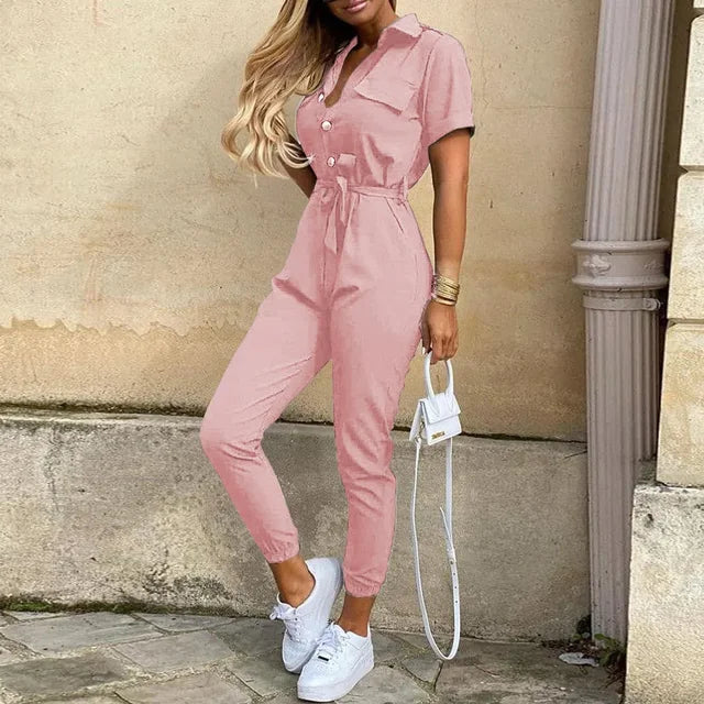 Hellblauer Jumpsuit - Lina