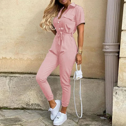 Hellblauer Jumpsuit - Lina