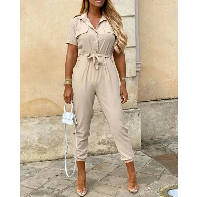 Hellblauer Jumpsuit - Lina