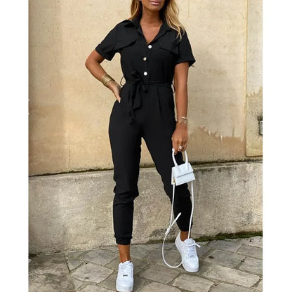 Hellblauer Jumpsuit - Lina