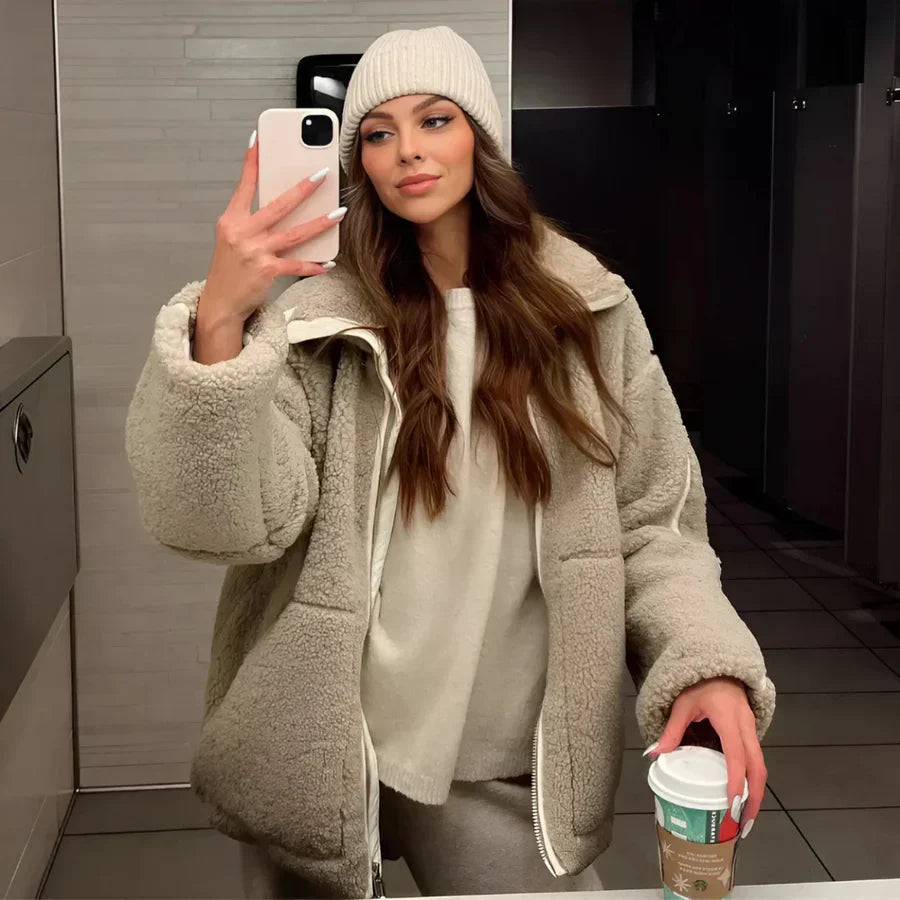 Ninna damen-plüschjacke