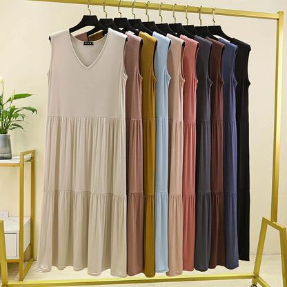 Luisa - Elegantes Schwarzes Maxikleid