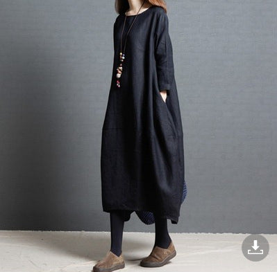 Boho Chic Strandkleid – Naturperlen & Treibholzakzente