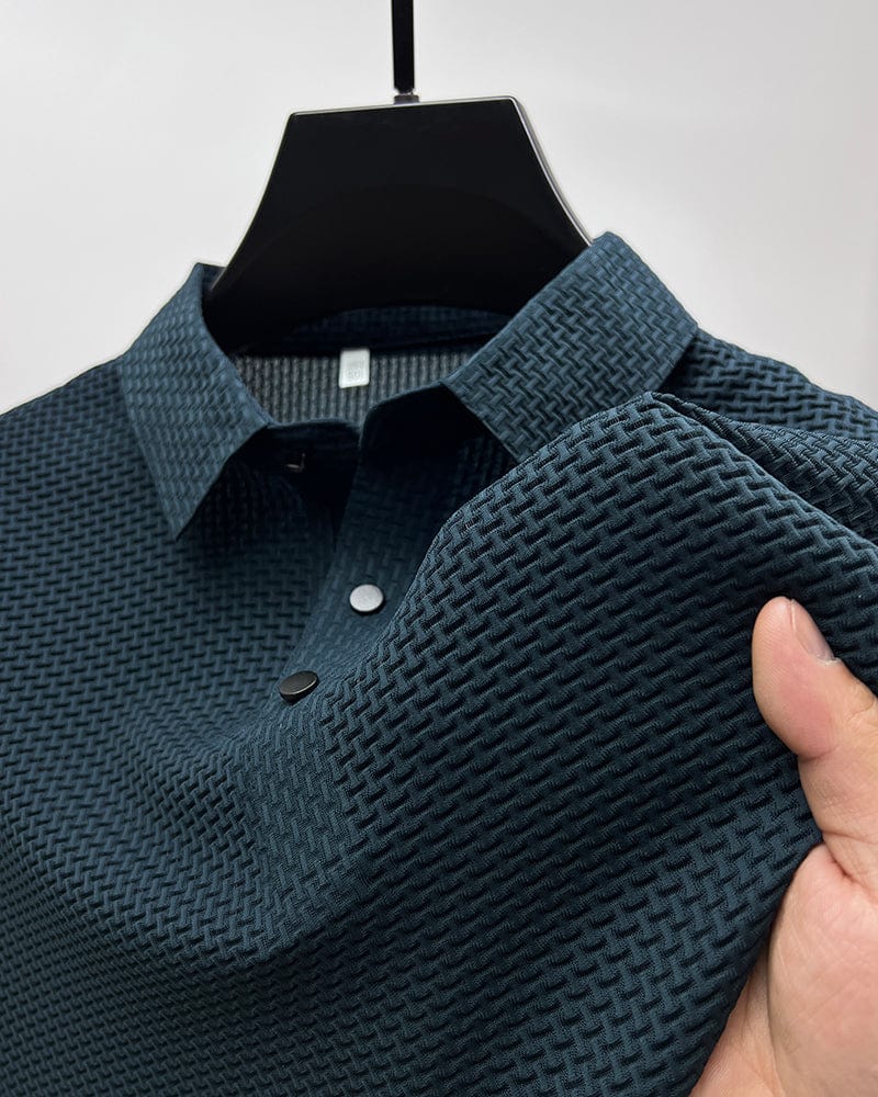 Leonardo freizeit-poloshirt aus mesh – herren