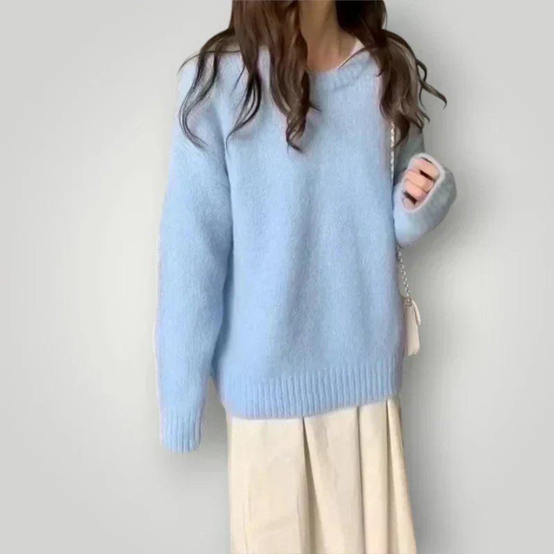 Barbil damenpullover – warmer strickpullover mit bequemer passform