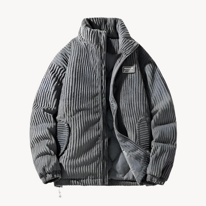 Kordjacke Grau für Herren - Elias