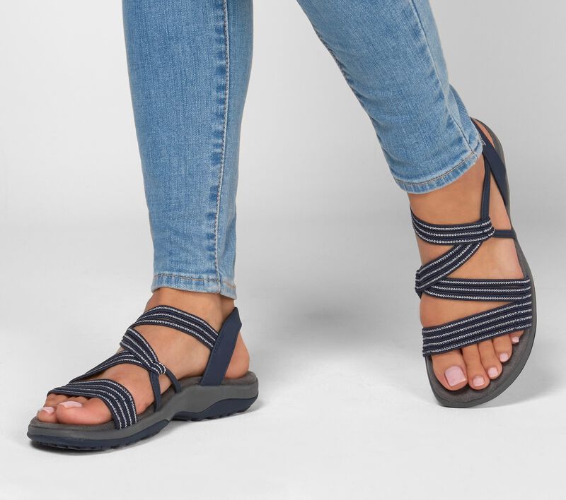 Schwarze Strappy Sandalen - Anna