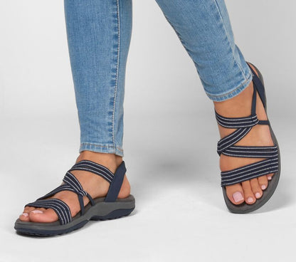 Schwarze Strappy Sandalen - Anna
