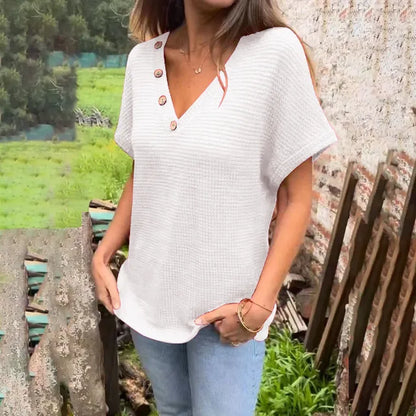 Luisa - Elegantes Schwarzes Strick-Shirt