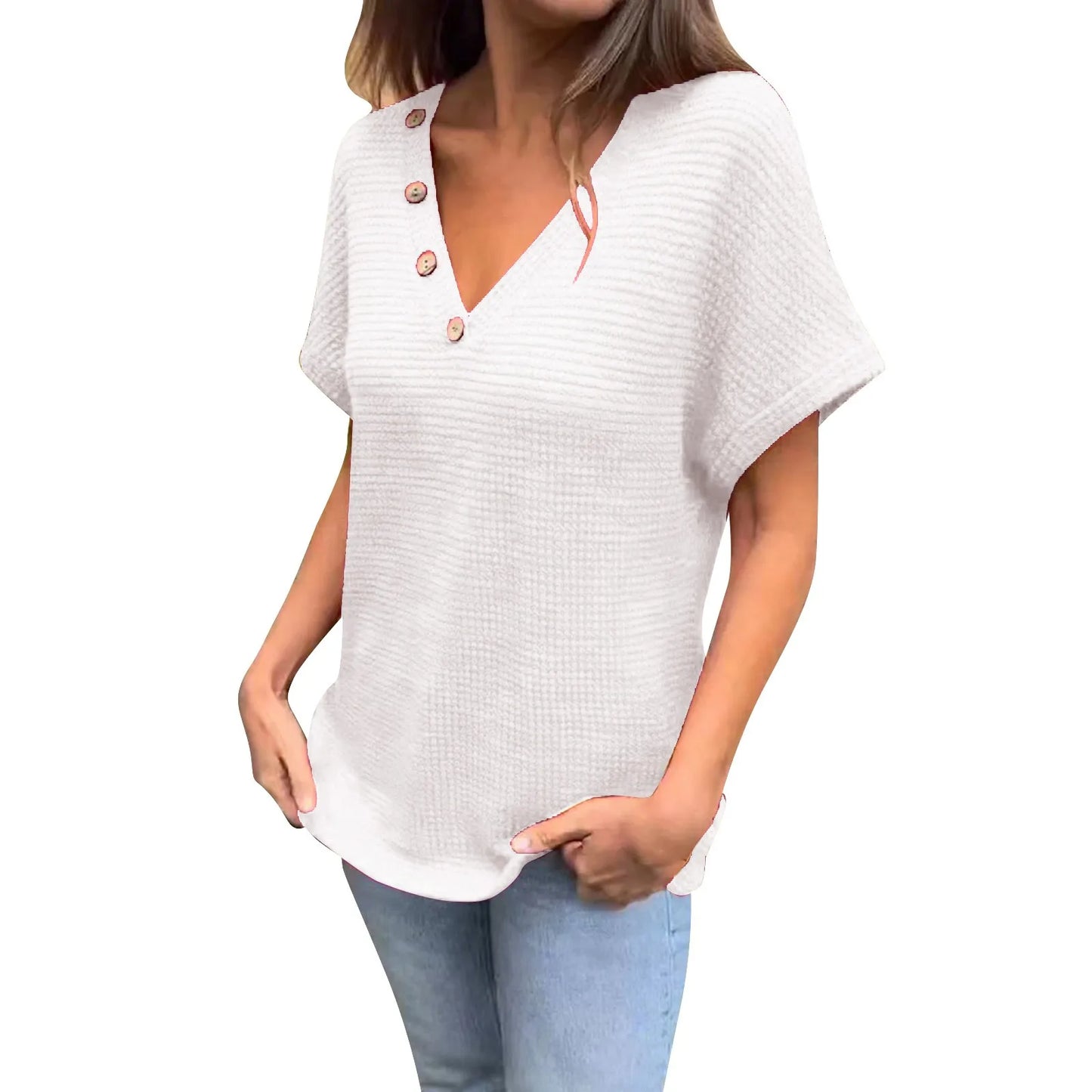 Luisa - Elegantes Schwarzes Strick-Shirt