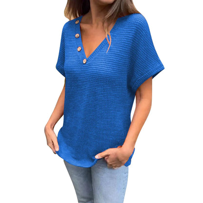 Luisa - Elegantes Schwarzes Strick-Shirt