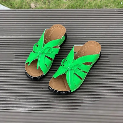 Julia - Weiße Schnürsandalen