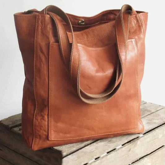 Braune Damen-Handtasche - Marlene