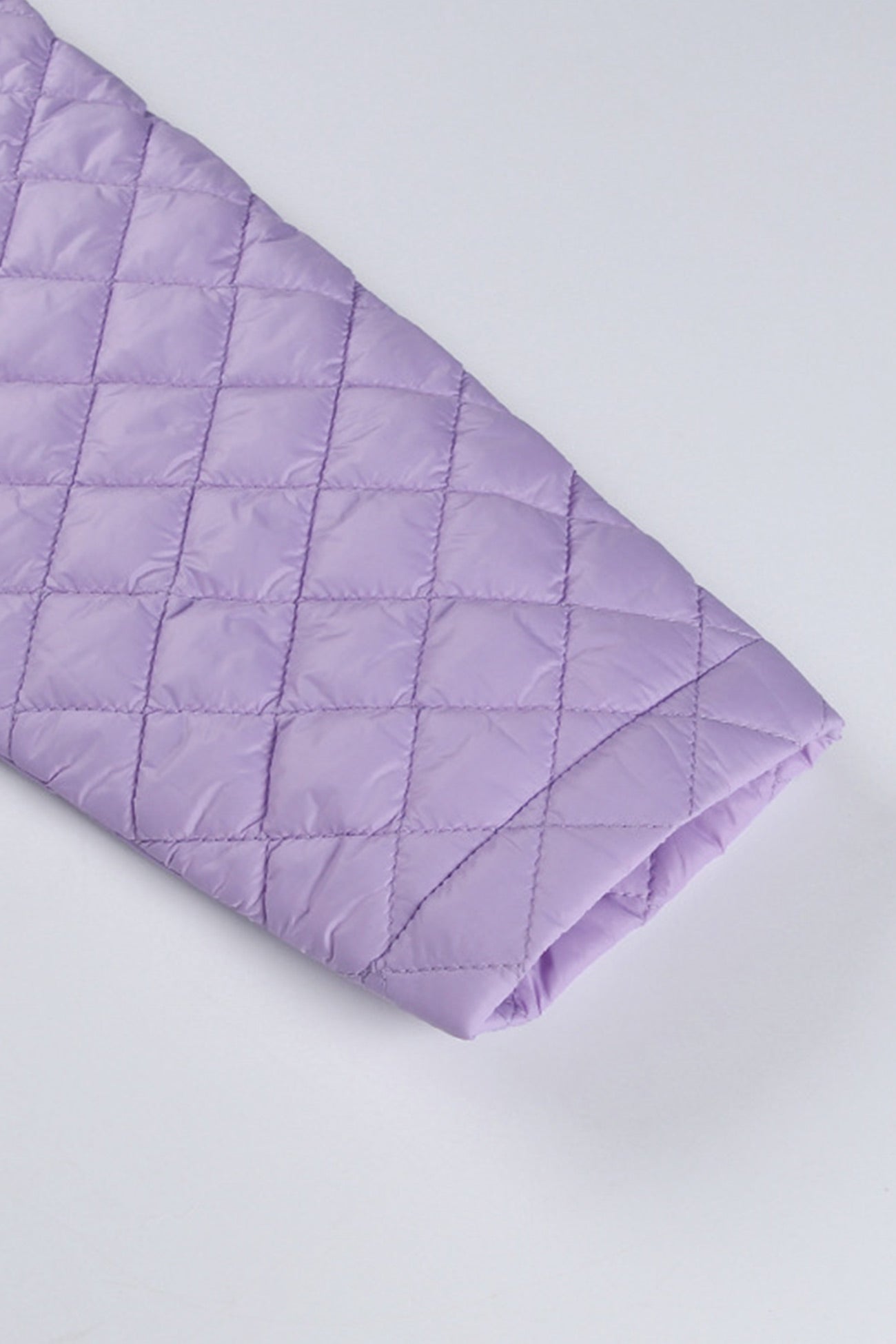 Rhombus-Reißverschluss-Jacke mit Taschen