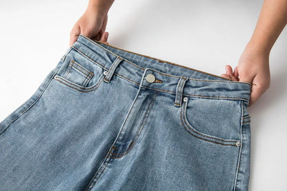 Schwarze High-Waist Jeans - Sophia