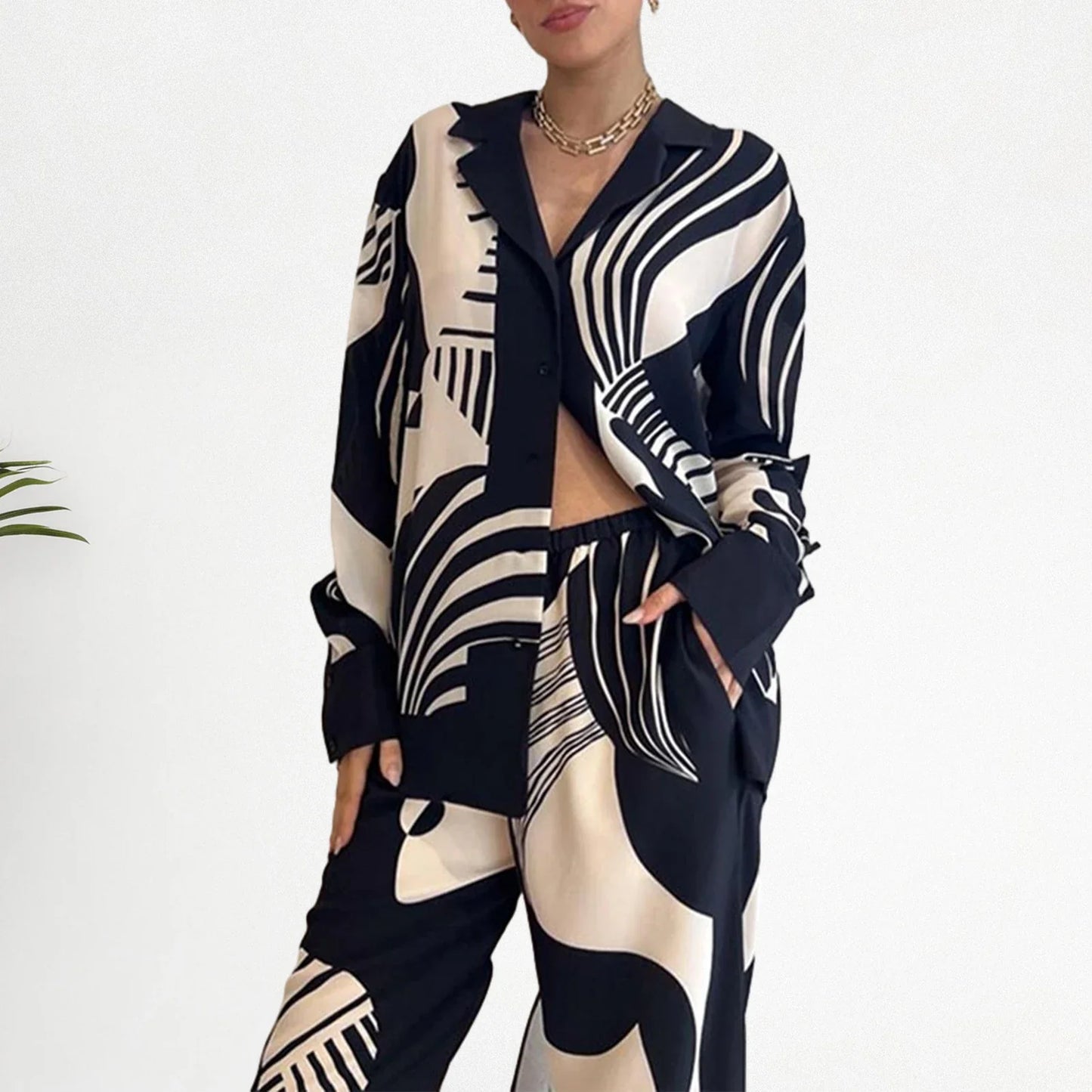 Schwarz-Weißes Muster Set - Nina