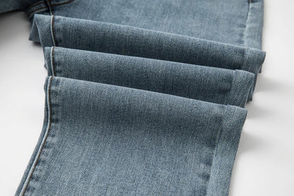 Schwarze High-Waist Jeans - Sophia