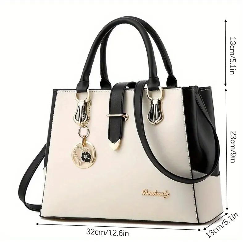 Elegante Handtasche Bianca - Weiß