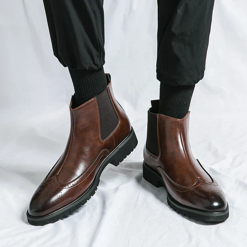 Schwarze Chelsea Boots - Luca