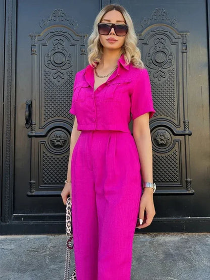 Grüner Eleganter Jumpsuit - Emily