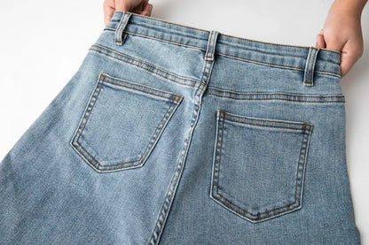 Schwarze High-Waist Jeans - Sophia