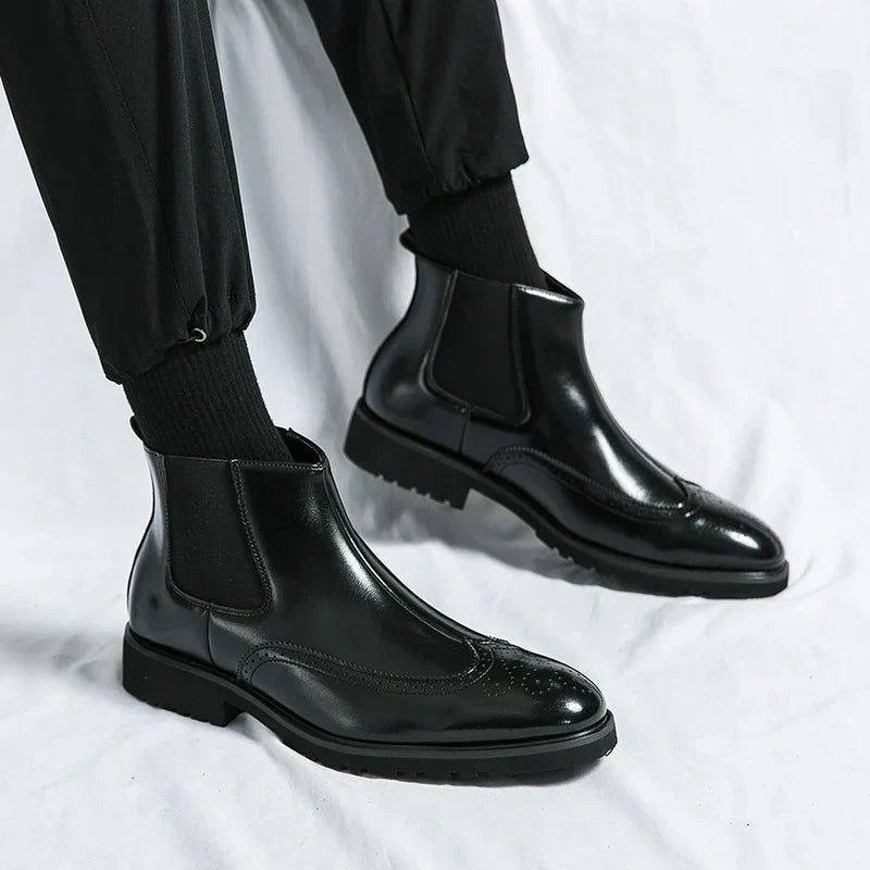 Schwarze Chelsea Boots - Luca