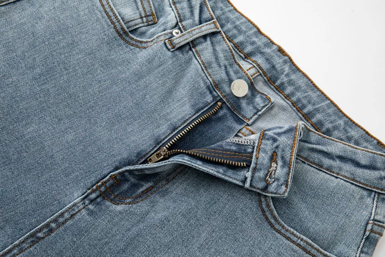 Schwarze High-Waist Jeans - Sophia