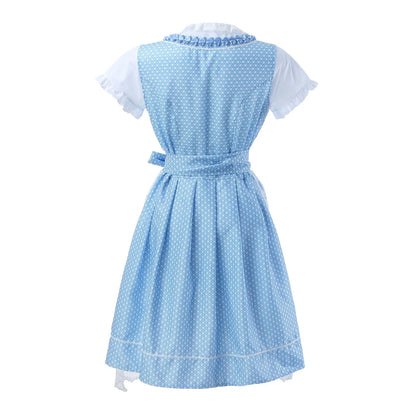 Stormi | dirndl kleid mit rüschenmieder und spitzenschürze für frauen