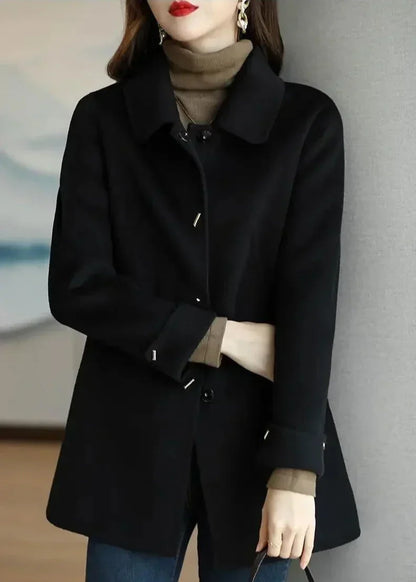 Grauer Wollmantel - Isabella