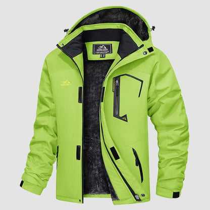 Arctic shield outdoorjacke orange grau - max