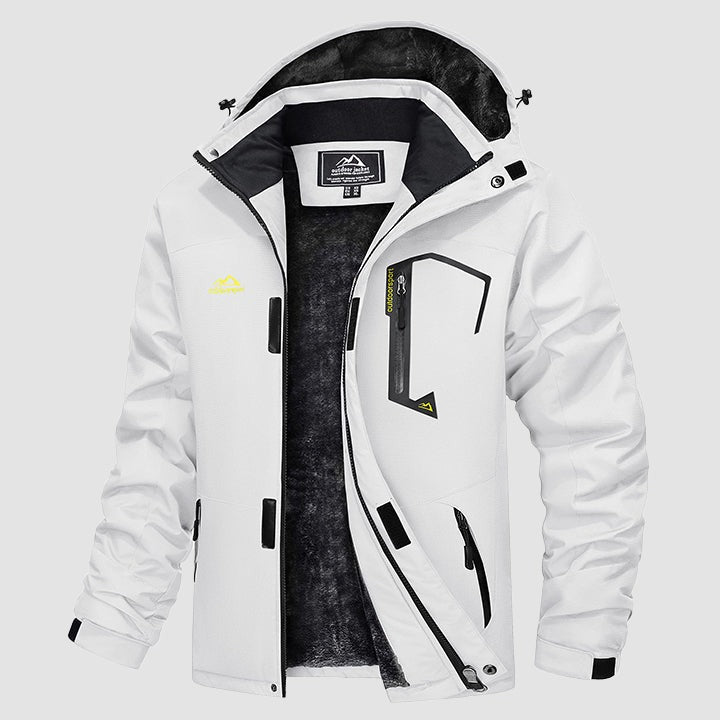 Arctic shield outdoorjacke orange grau - max