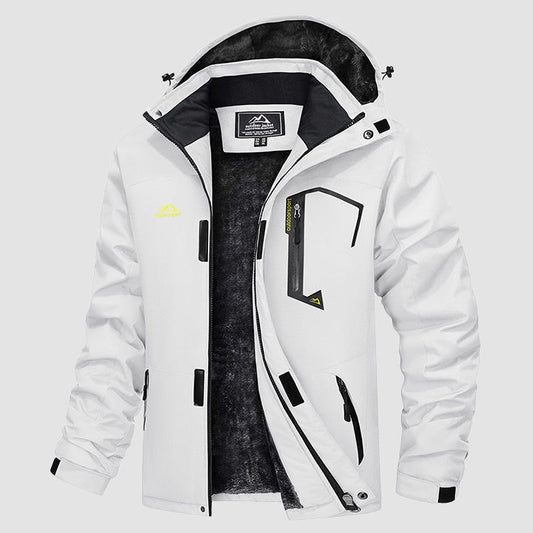 Arctic shield outdoorjacke orange grau - max