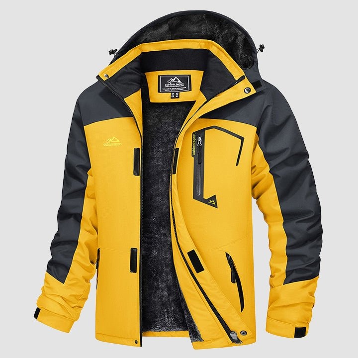 Arctic shield outdoorjacke orange grau - max
