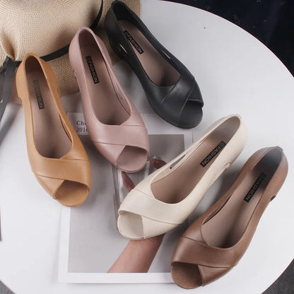 Lina - Klassische Schwarze Ballerinas