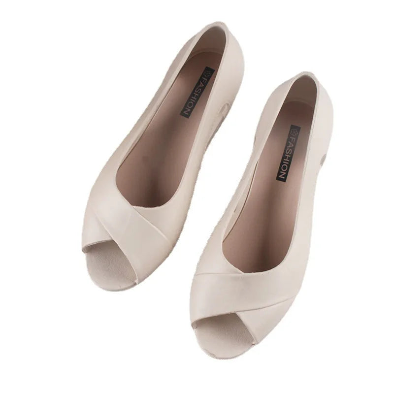 Lina - Klassische Schwarze Ballerinas