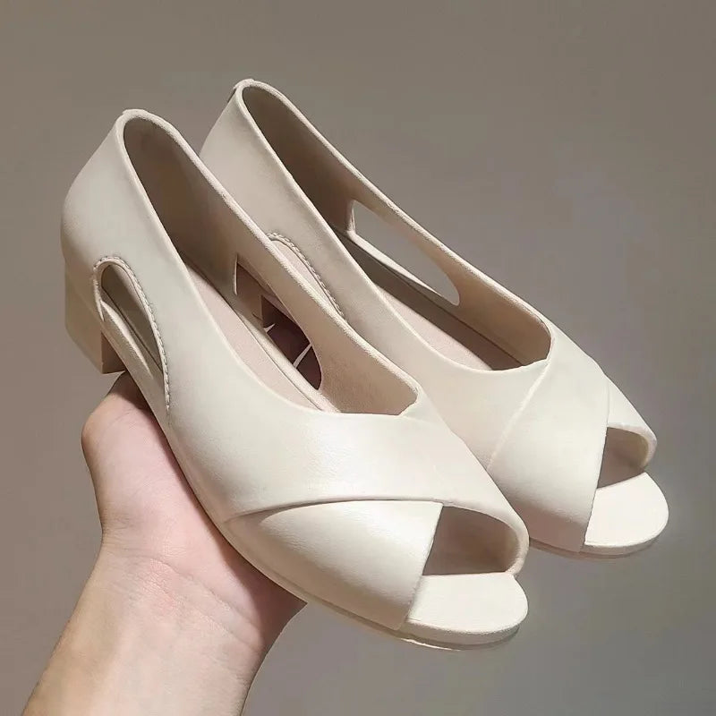 Lina - Klassische Schwarze Ballerinas