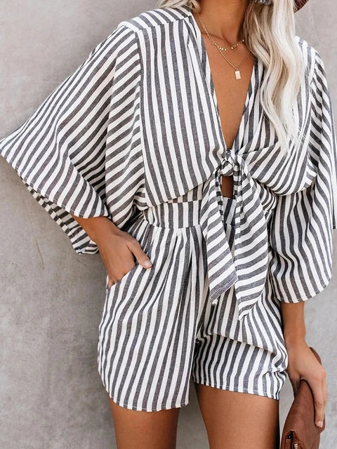 Schwarz-Weißer Animal-Print Kleid - Zoe