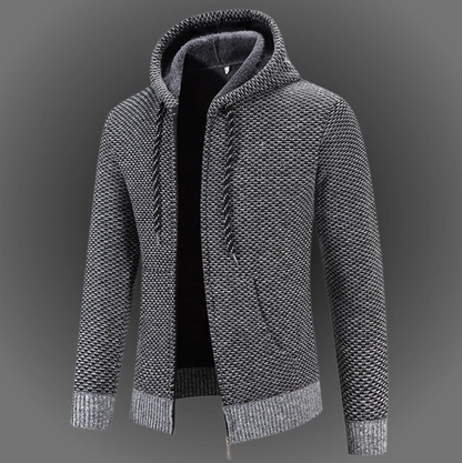 Nordischer WarmTech Hoodie Grau - Lars