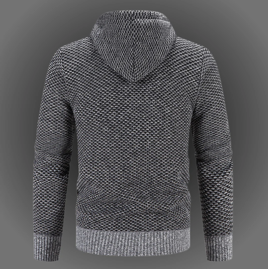 Nordischer WarmTech Hoodie Grau - Lars