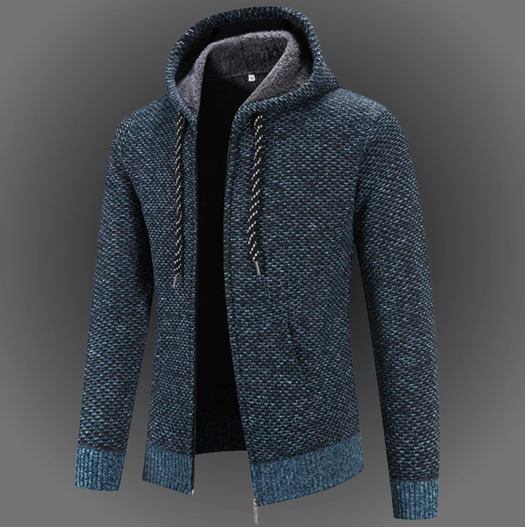 Nordischer WarmTech Hoodie Grau - Lars