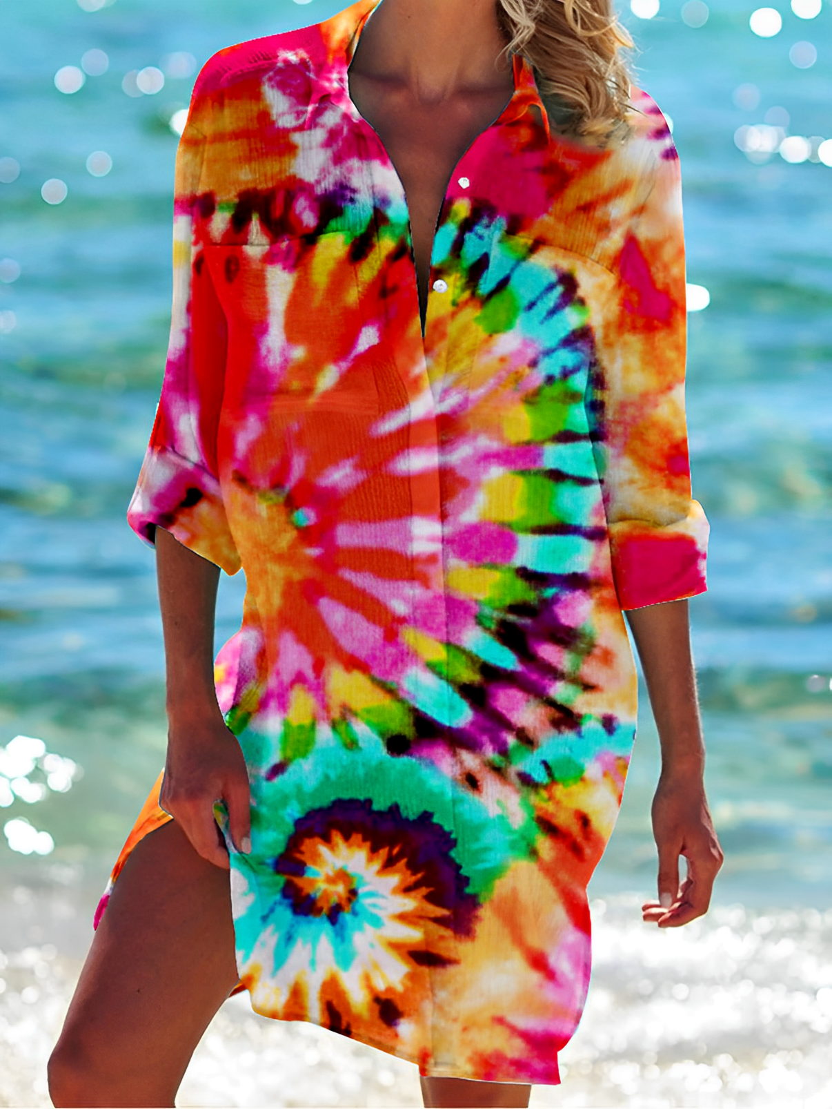 Buntes Strandkleid - Isabella