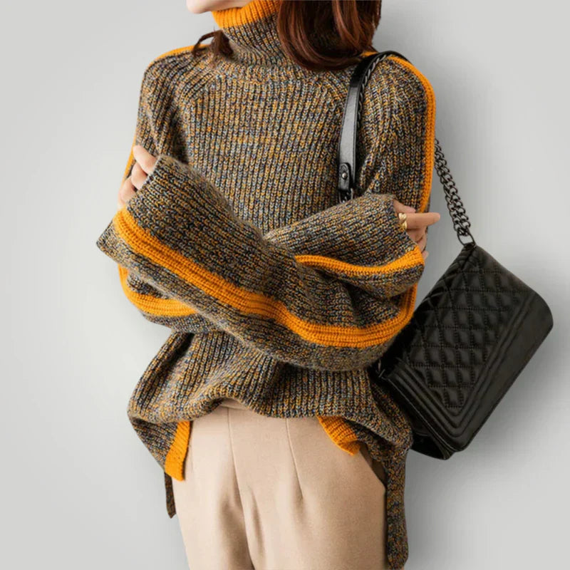 Breseis damen pullover – lässiger soft-knit look